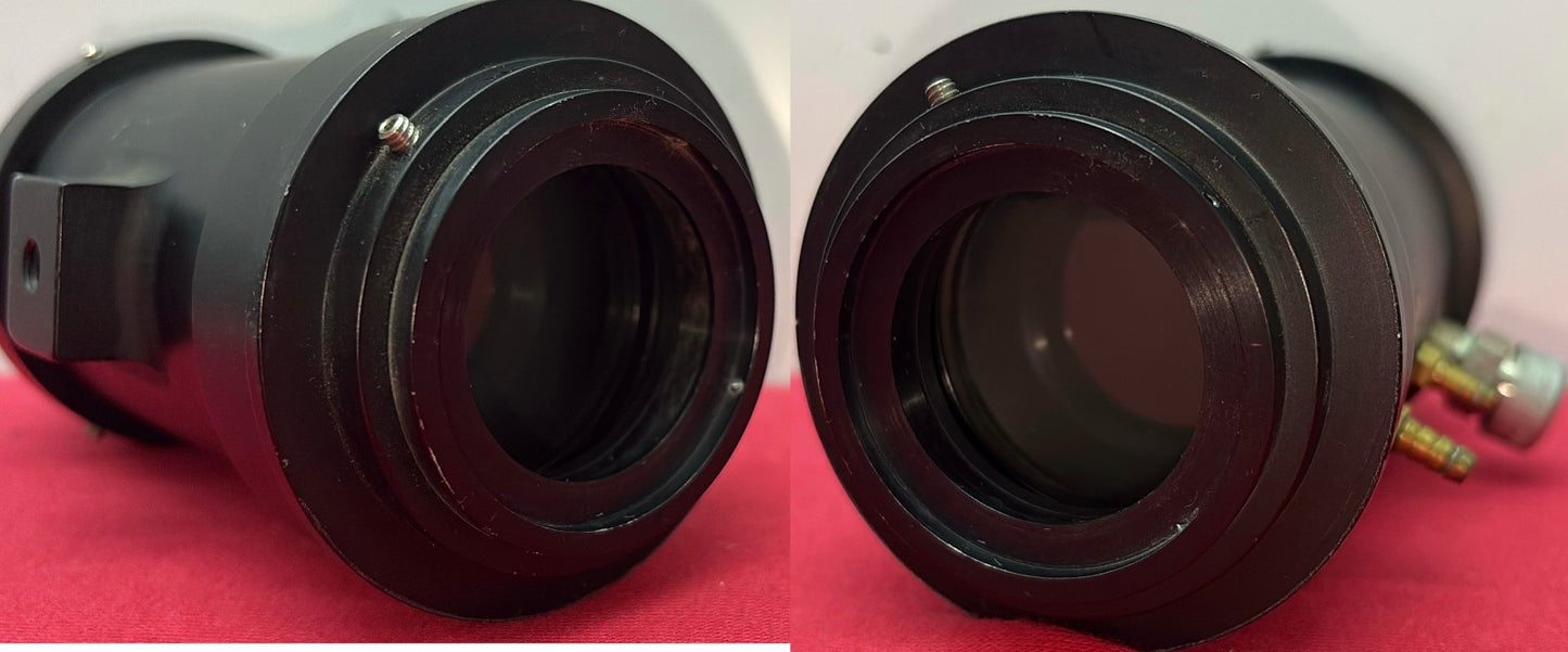 ORIEL 6123 LIQUID OPTICAL FILTER 2" SERIES & 6195 FLANGE LENS HOLDER 1.5" SERIES