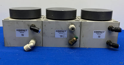 COMPACT INCH VIERKANTE CILINDER S3X1 BORING: 3 SLAGEN: 1 Lot van 3