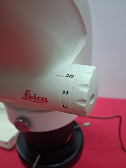 Leica S4E 6.3-30X Stereo Zoom Microscope with Boom Stand and LED Ring Light
