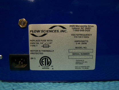 FLOW SCIENCES INC MODEL FS-4500 SN 08-31-05-03 FUME EXTRUDER FUME EXTRACTOR