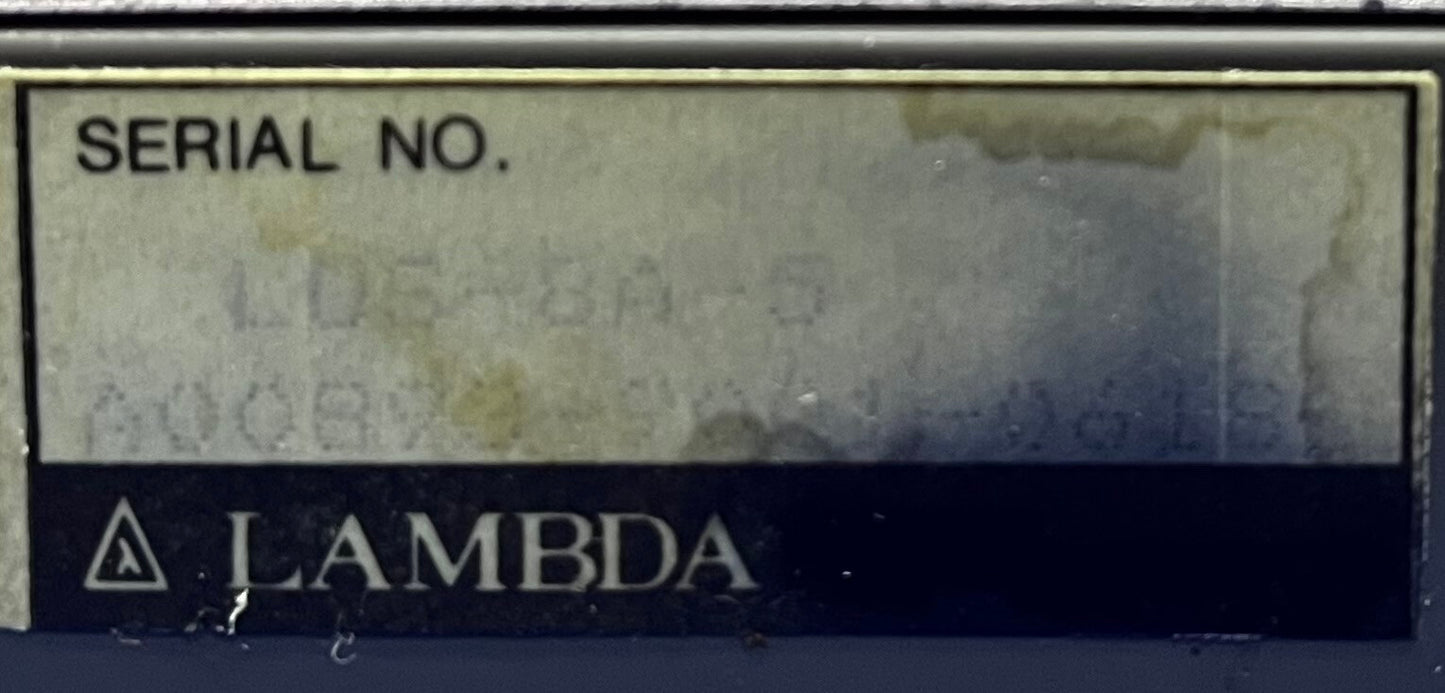 1 LOT QTY OF 2 - LAMBDA LUS-8A-5 POWER SUPPLY