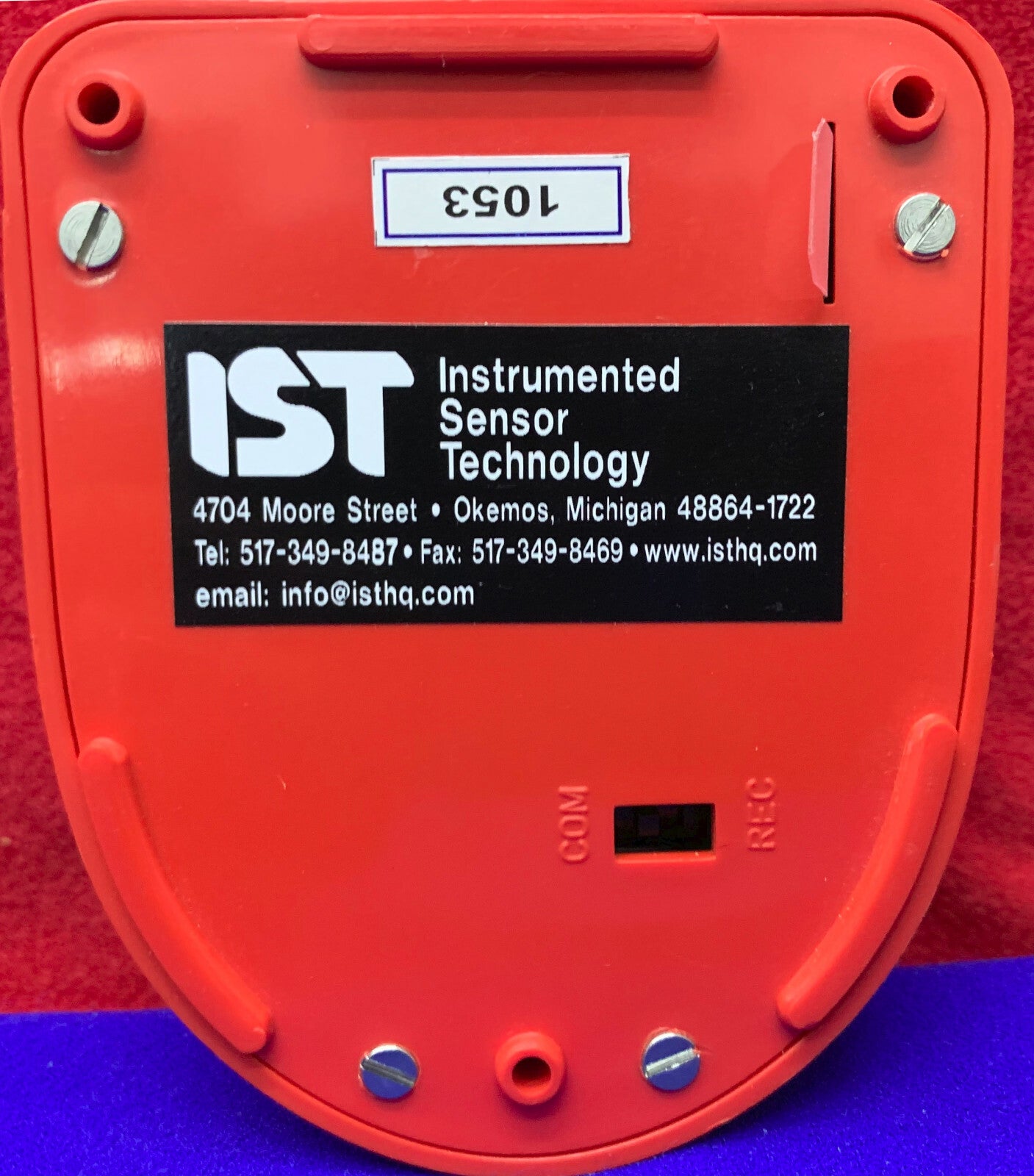 IST INSTRUMENTATO SENSORE SHOCK TIMER PIÙ RILEVATORE MULTI-CHOC 3D RIUTILIZZABILE - USATO