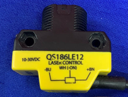 Banner Laser Control QS186LE12 Photoelectric Sensor Class 1 10-30 VDC