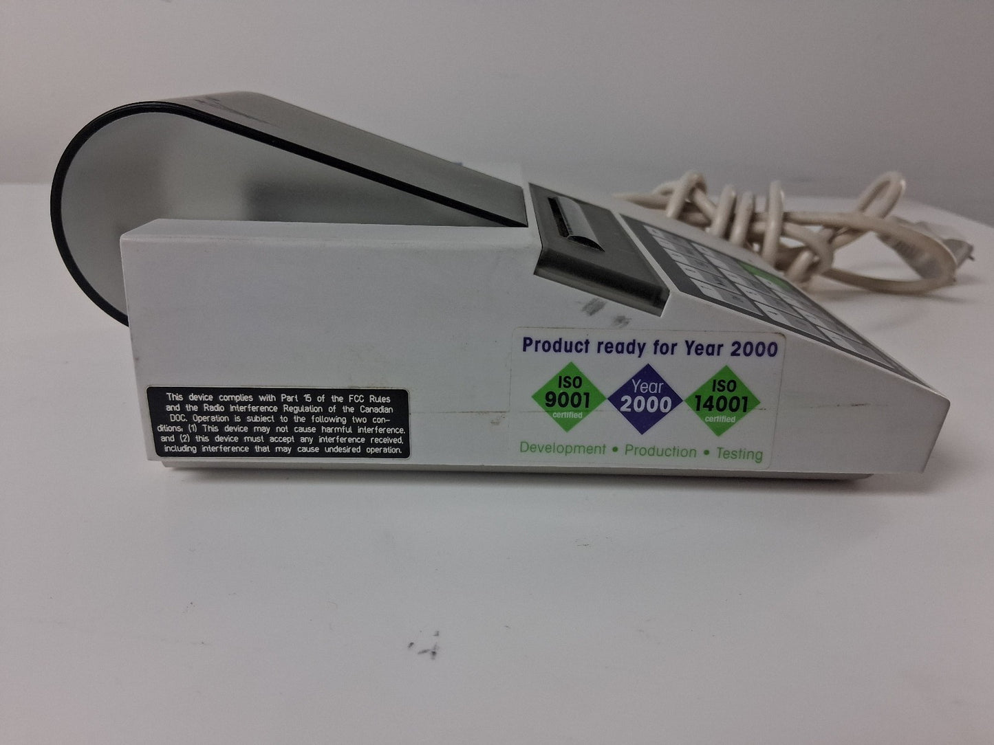 Mettler Toledo LC-P45 Printer  ITEM IS FOR PARTS REPAIR. TESTED TO POWER UP ONLY