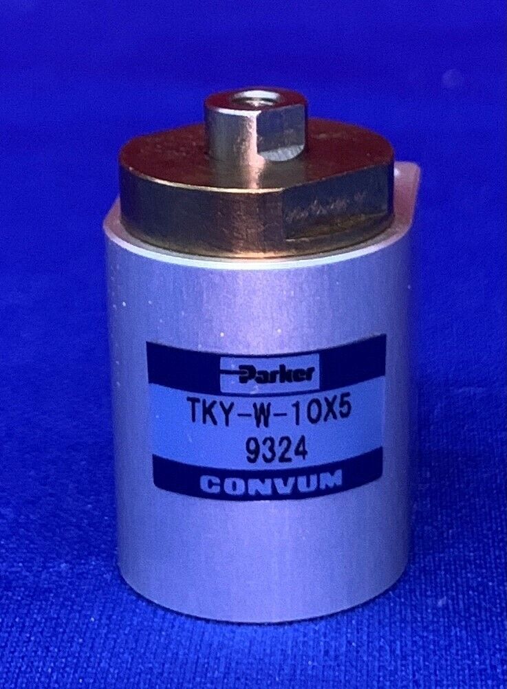 PARKER CONVUM TKY-W-10X5 9324 CYLINDER DOUBLE ACTING BARB CONNECTOR.