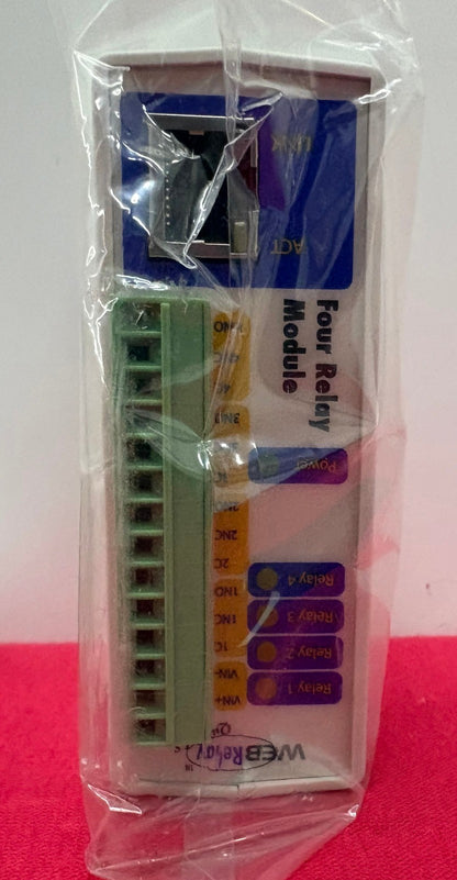 CONTROL BY WEB X-WR-4R3-E ETHERNET CONTROL MODULE 4 INDEPENDENT RELAY OUTPUTS