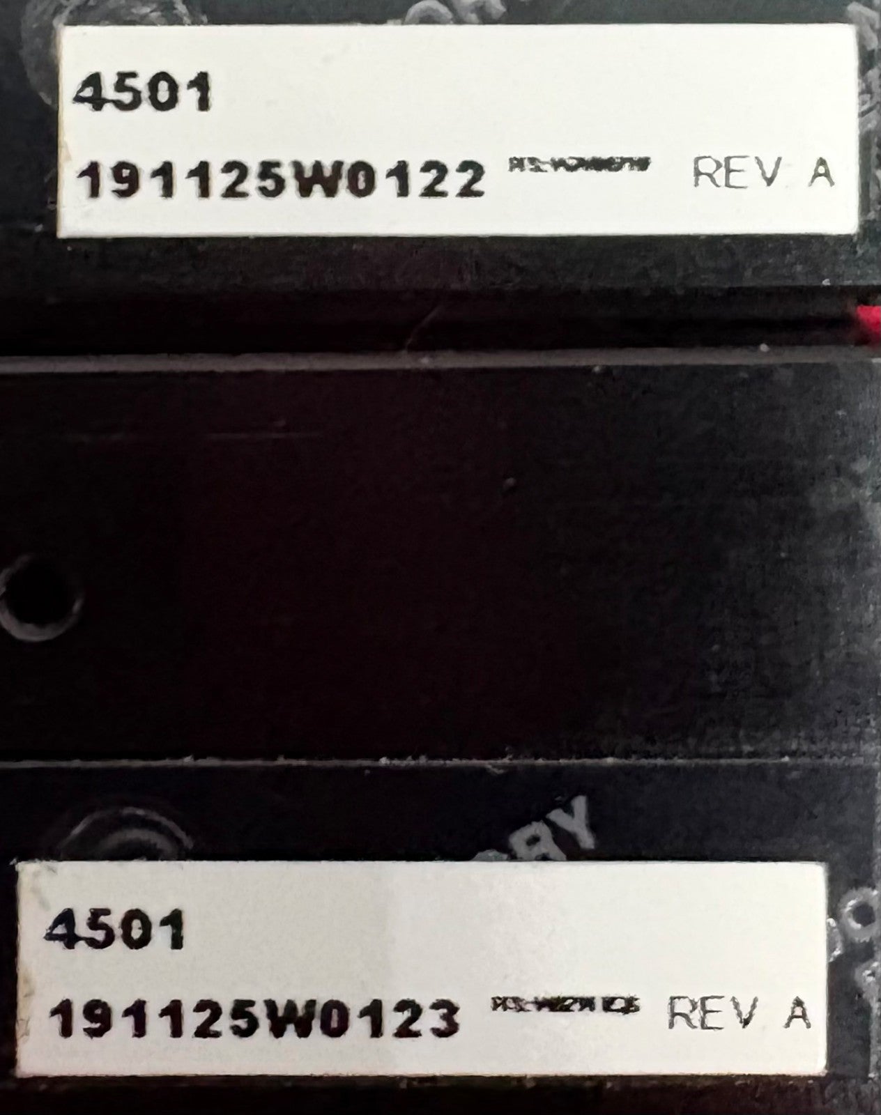 PARKER 4501 LINEAR BALL BEARING SLIDE TABLE REV A 1" TRAVEL - 1 LOT QTY 2