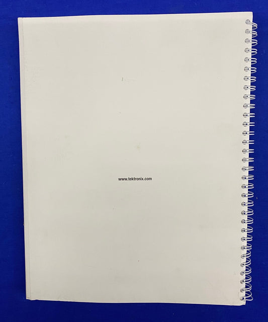 MANUAL DE OSCILOSCOPIOS DIGITALES DE FÓSFORO TEKTRONIX ® SERIE TDS5000B / 071-1355-02