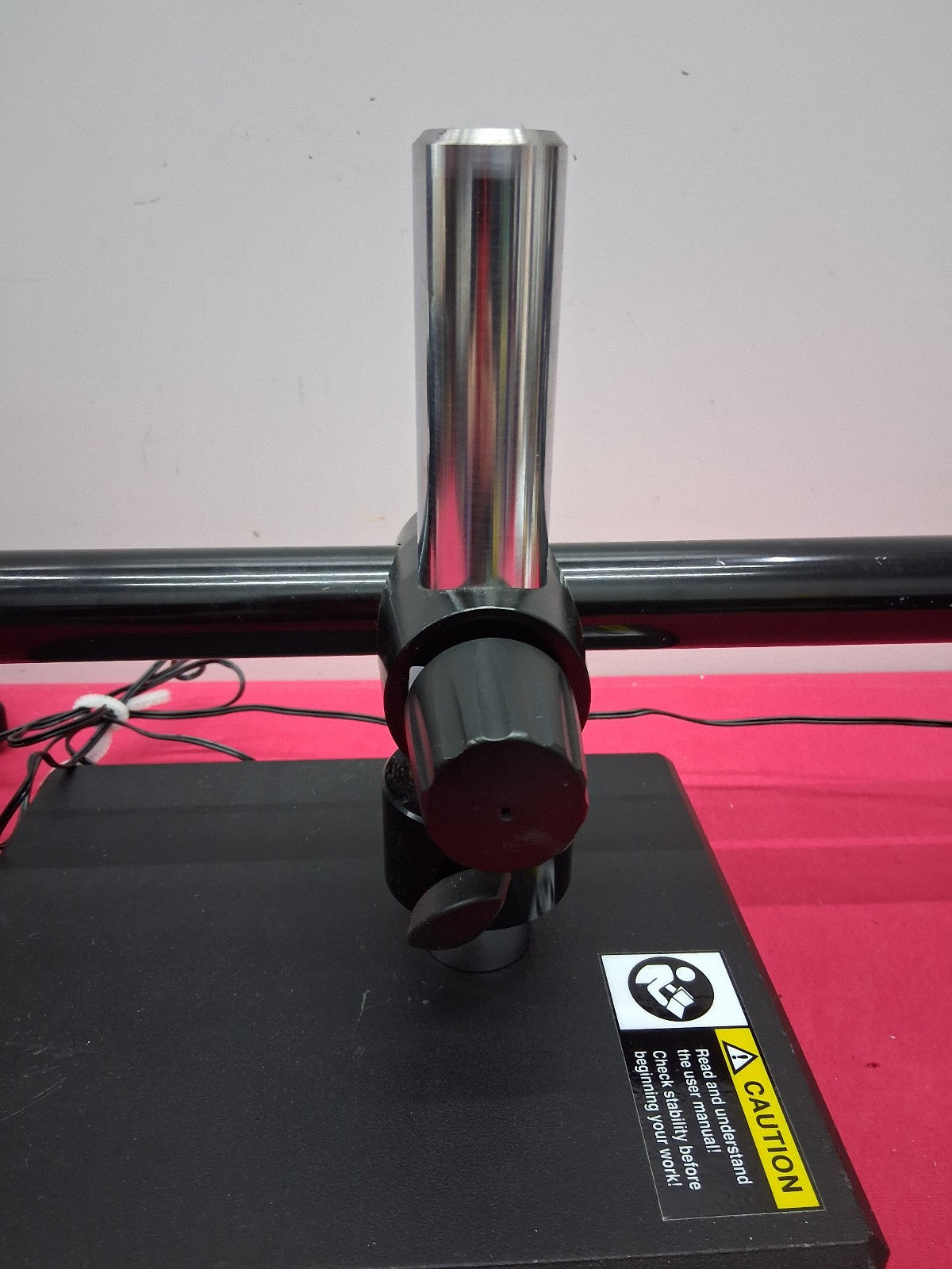 LEICA S6E STEREO ZOOM 6.3- 40X MAGNIFICATION BOOM STAND LED RING LIGHT