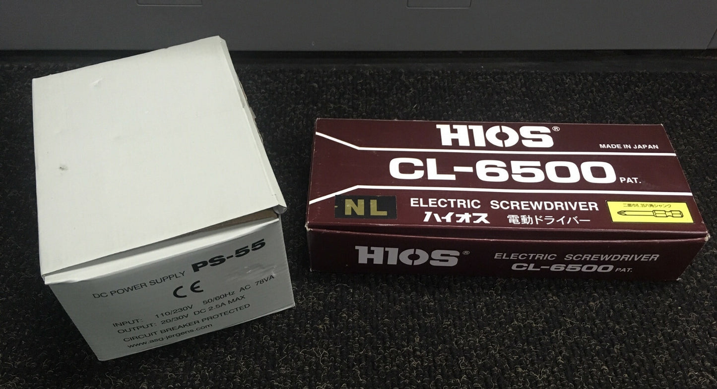 H1OS CL-6500 ELECTRIC DRIVER WITH ASG ASSEMBLY PS-55 POWER SOURCE