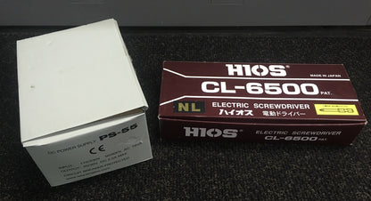 H1OS CL-6500 ELECTRIC DRIVER WITH ASG ASSEMBLY PS-55 POWER SOURCE