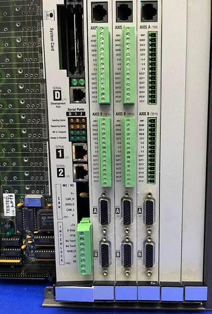 ORMEC モーション コントローラー サーボ ORN-50/AXTS V1.3C 5 スロット プロセッサー - 部品/修理