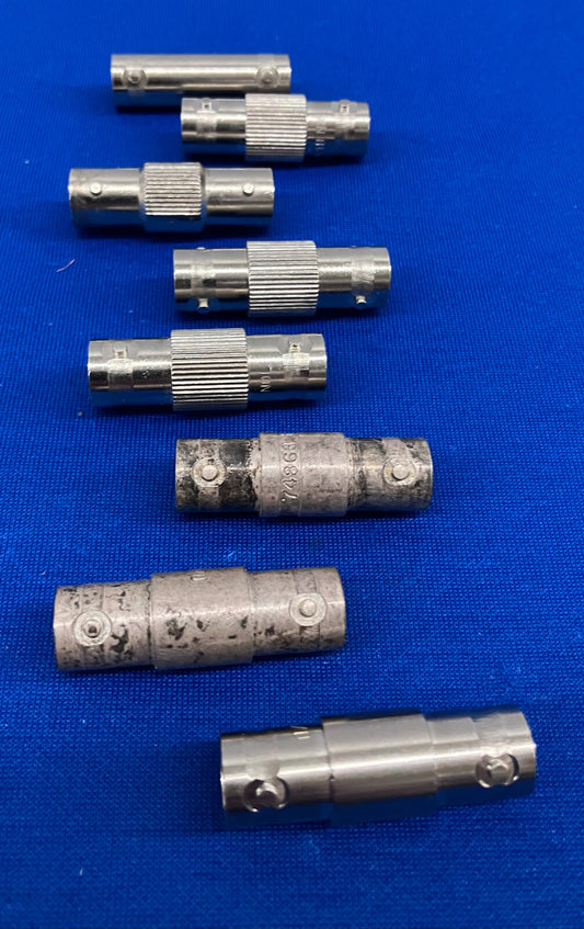 CONN ADAPT ジャック-ジャック BNC 50OHM 8個セット 異なるブランド 同じタイプ