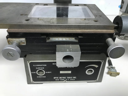 SIMPLEX MULTIPURPOSE MICROSCOPE OPTO-METRIC TOOLS INC FOR PARTS / REPAIR