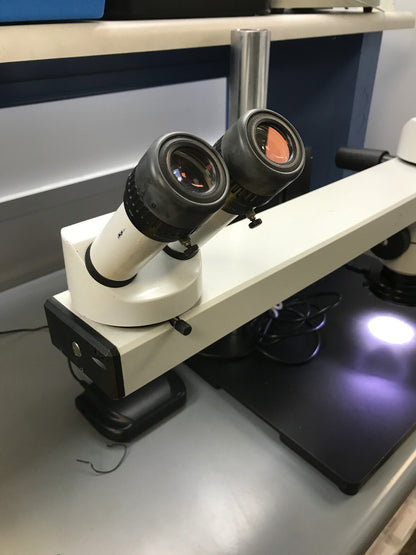 WILD HEERBRUGG WILD MB MICROSCOPIO PER L'APPRENDIMENTO A DOPPIA VISIONE / MICROSCOPIO PER L'INSEGNAMENTO 