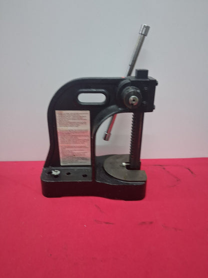 Dayton 4Z328E 1 Ton Arbor Press 8" Swing Work Height 6" 1" x 1" Ram Dimensions