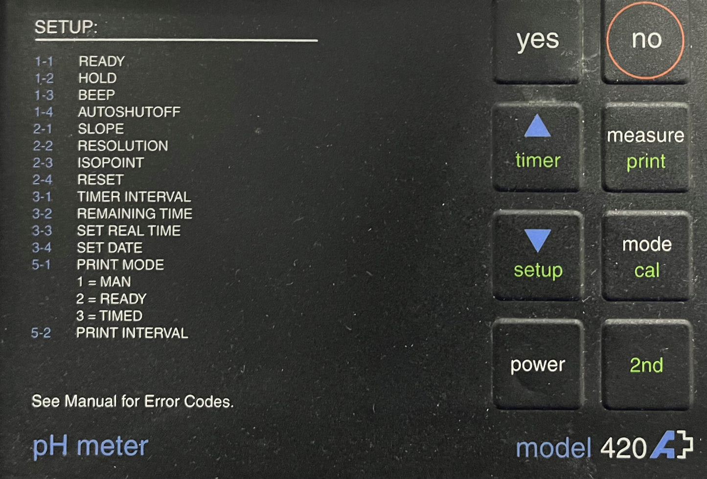 MEDIDOR DE PH THERMO ORION 420A+ - EL ARTÍCULO ES PARA REPUESTOS/REPARACIÓN