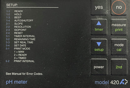 MEDIDOR DE PH THERMO ORION 420A+ - EL ARTÍCULO ES PARA REPUESTOS/REPARACIÓN