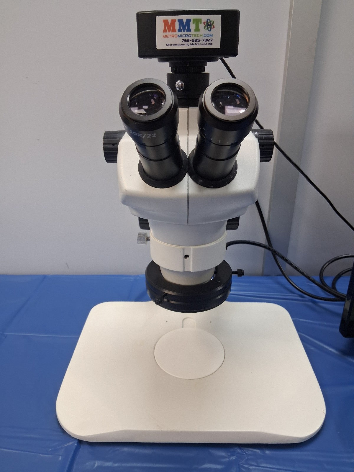 USED MMBT TS-NL Track Stand LED HDMI Microscope Unit 17 8-50X CAMERA & LED LIGHT