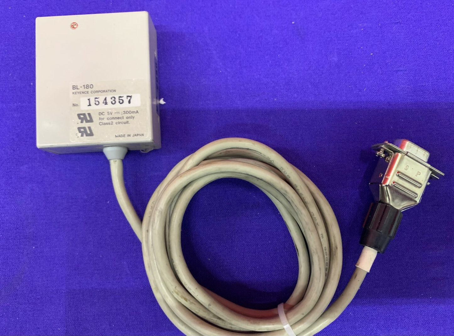 Keyence バーコードリーダー スキャナー BL-180 DC 5V 300mA 