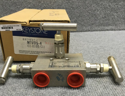 KEYSTONE ANDERSON GREENWOOD TYCO M1VDS-4 02-8155-511 028155511 6000PSI MANIFOLD