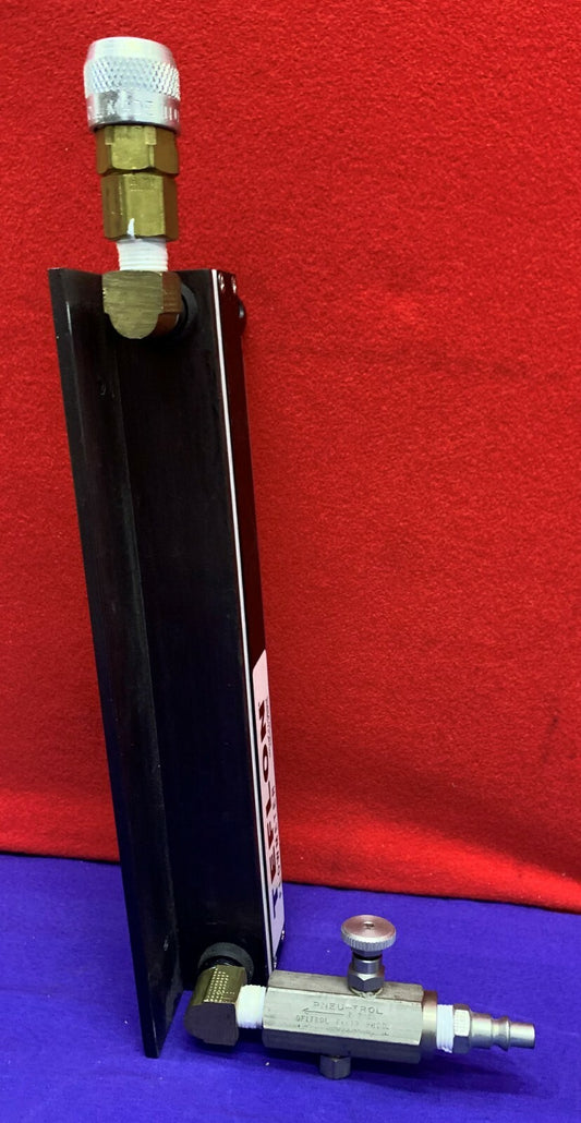 Teflon / Cole Parmer Valved Flowmeter TMR1-010457