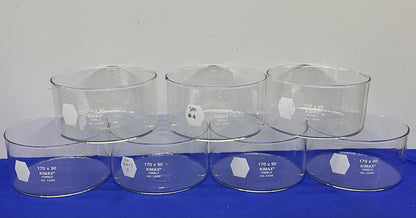 KIMAX® KIMBLE 170x90mm CRISTALLIZZATORE DISH 23000 - 1 LOTTO QTY 7