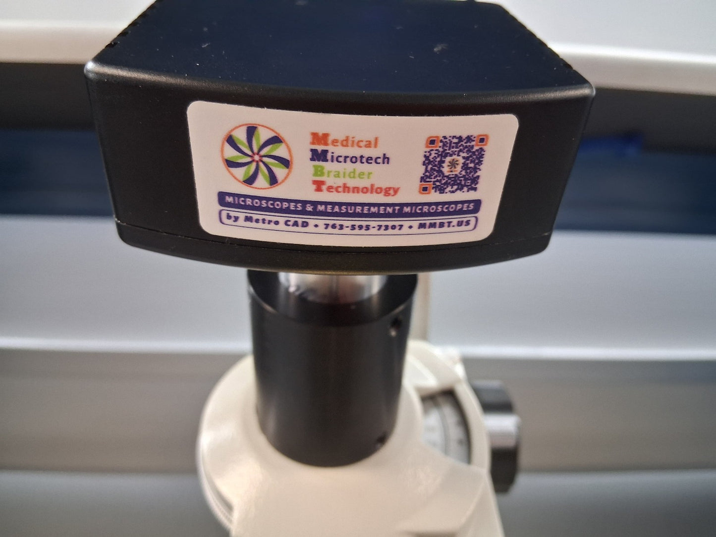 MMBT-1DM XY Tool Scope 20X Toolmakers Manual Microscope  2"x2" Stage HDMI Camera