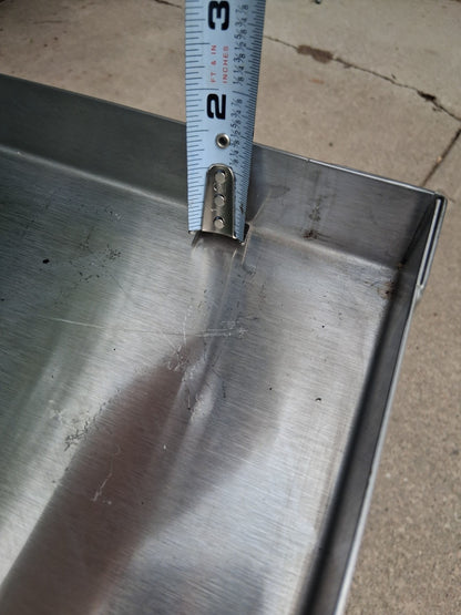 Jamco Stainless Steel Cart 18" x 36"  2 Shelf With Lips Casters Utility Cart