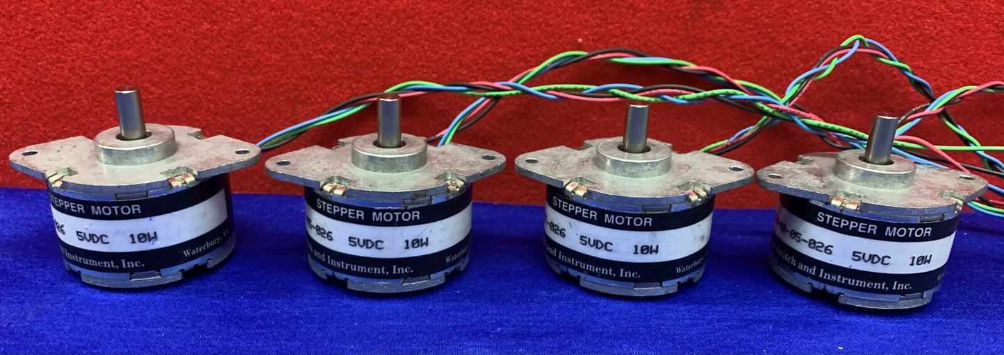 Lote de 4 - Motor paso a paso rotativo Haydon serie 46000 46440-05 de 46 mm y 5 V CC