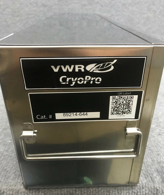 CONGELADOR VERTICAL VWR CRYOPRO 89214-644 SS PARA CAJAS ESTÁNDAR DE 2″ (solo rejilla)