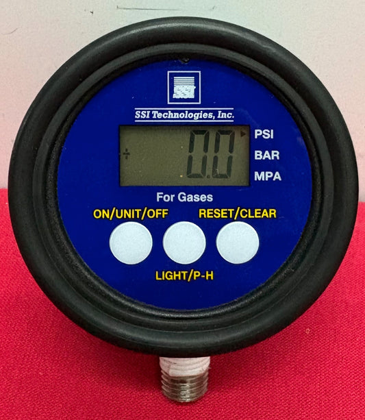 SSI MGA-100-A-9V-R DIGITAL PRESSURE GAUGE 0-100 PSI