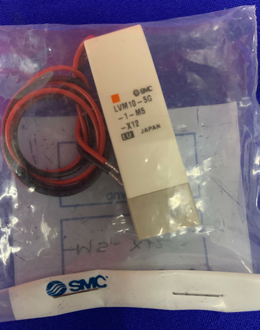 Vanne chimique SMC LVM10-5G-1-M5-X12 à 2 ports