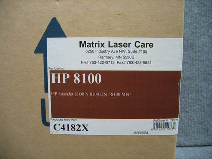 HP / GEREVISEERD DOOR MATRIX LASER CARE C4182X LASER JET TONER CARTRIDGE