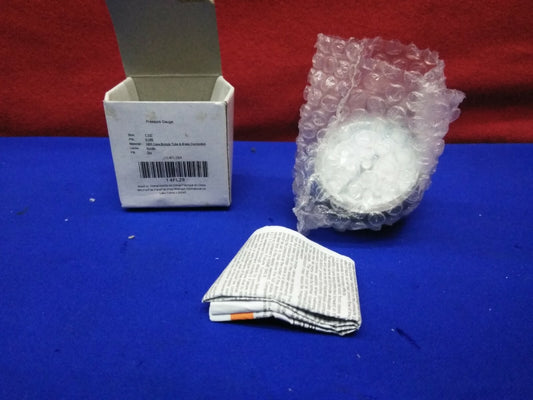 GRAINGER 4FLZ8  PRESSURE GAUGE 0-160 PSI 1 ½” Diameter