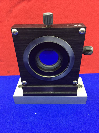 XYZ θXθY Lens Positioner, 50.8 mm Diameter.  Model LP-2. Used.