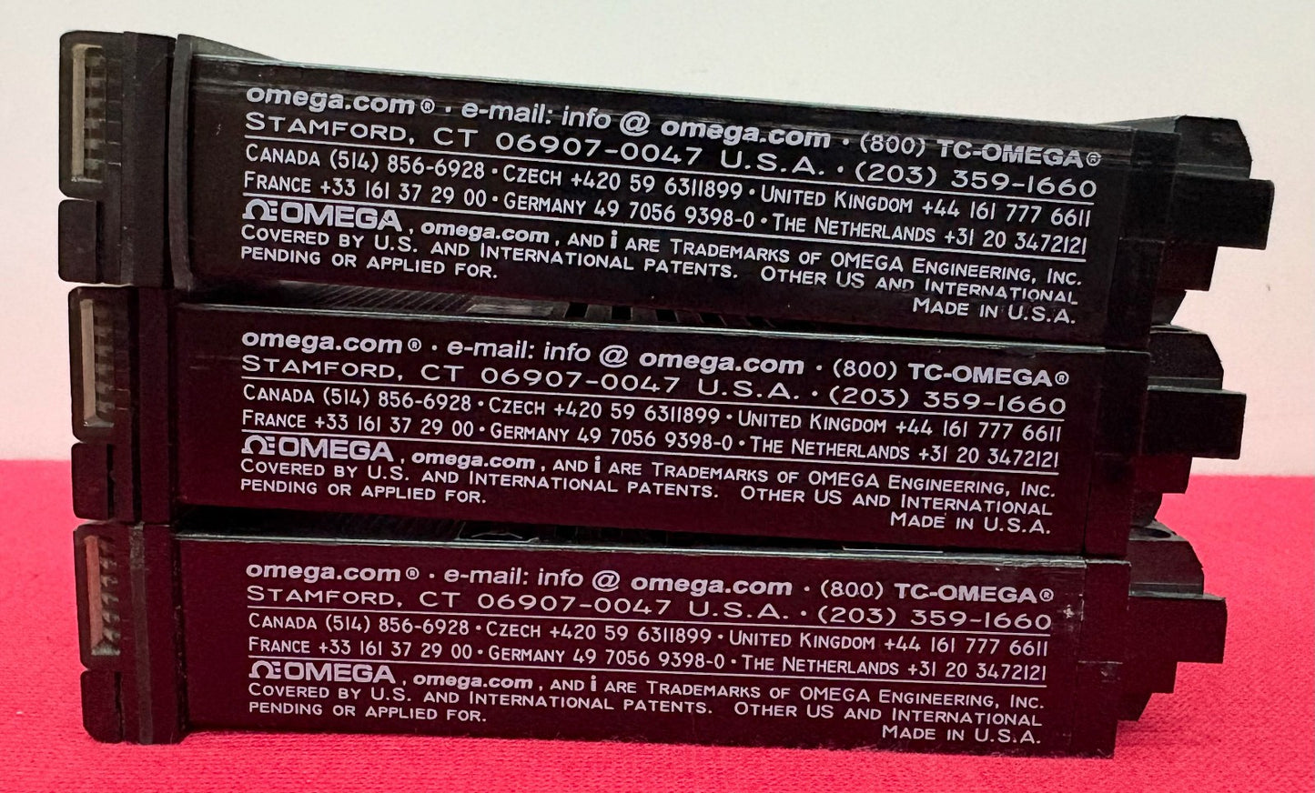 OMEGA PANEL METER DPi32 90-240V 4 DIGIT TEMPERATURE/PROCESS - PARTS/REPAIR/QTY 3