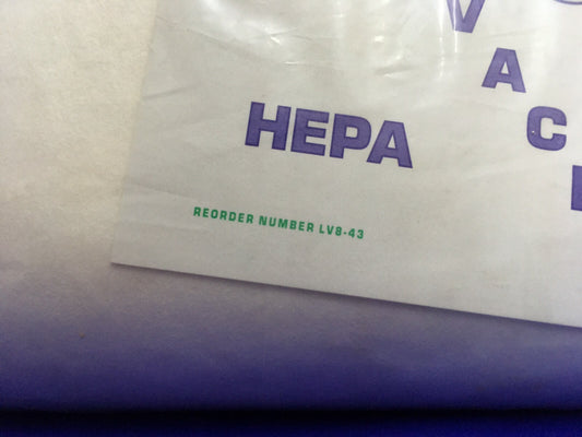 1 PAQUET DE 10 SACS - PRO-TEAM / PROTEAM LV8-43 LINEVACER 10 SACS FILTRES EN PAPIER HEPA 