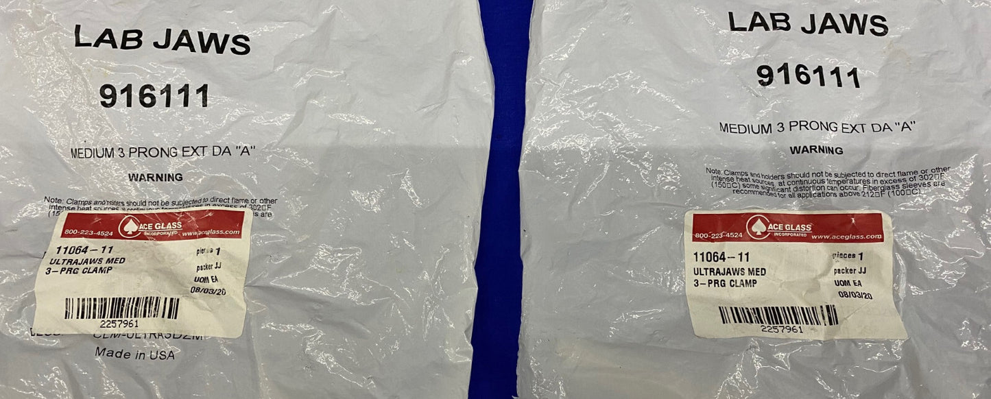 ACE GLASS 11064-11 916111 MED 3-ZINKEN-EXT DA „A“ ULTRAJAWS MED 3-PRG-KLEMME MENGE 2