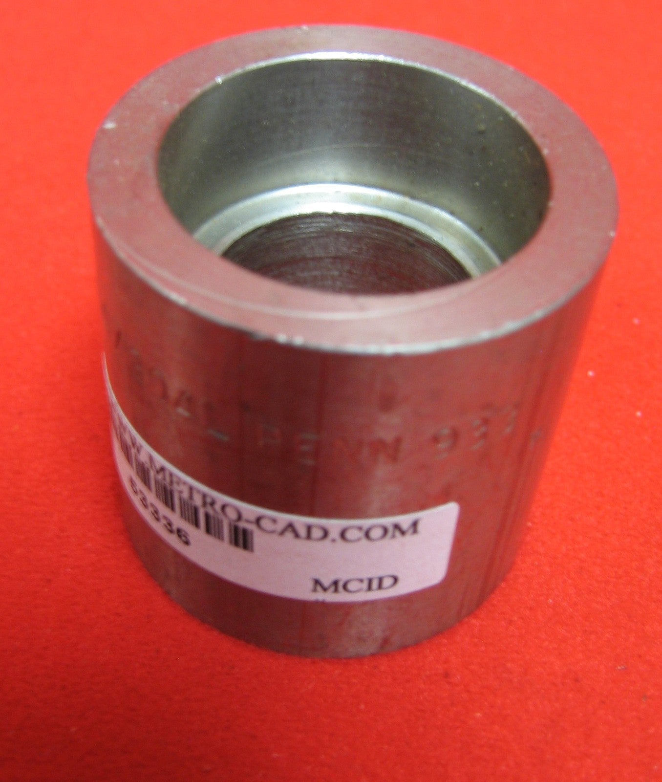 PENN FORGED 1" SS REDUCER WELDMENT 1 3/4"  X 1 3/4" OD 1" BORE, 1 3000 304 SS