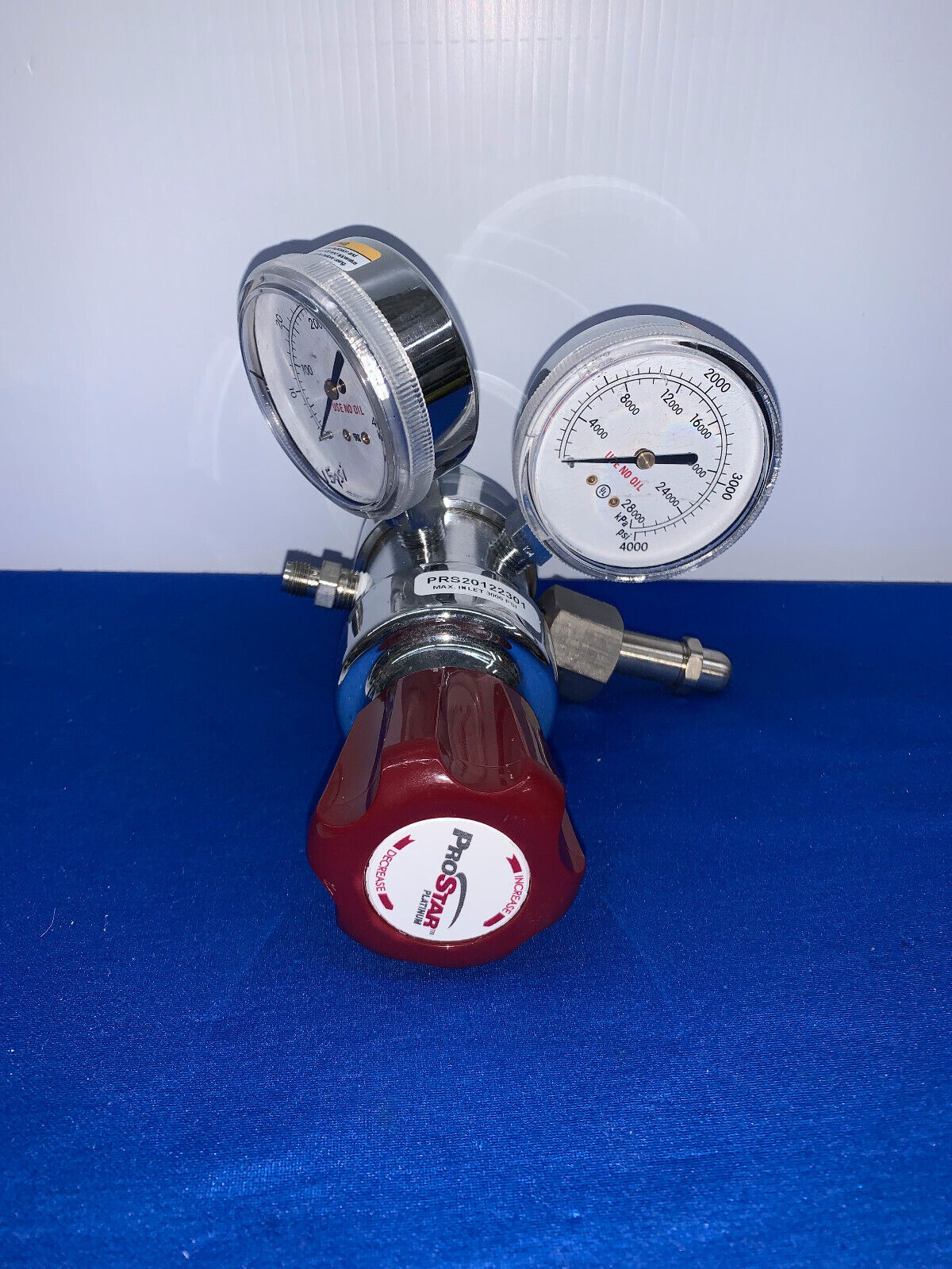 PROSTAR PLATINUM, GASREGLER PRS20122307, 3000PSI MAX, VENTIL