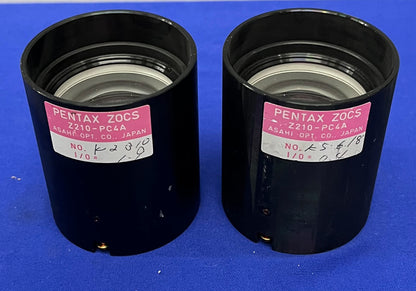 PENTAX ZOCS Z210-PC4A OBJEKTIV MIT SCHIEBE-ÄHNLICHEN ZOOM-OBJEKTIVFUNKTIONEN - 1 LOT, MENGE 2 