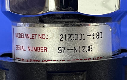 REGOLATORE DI CONTROLLO GAS SPECIALI BYRNE 2123301-580 CON MANOMETRO