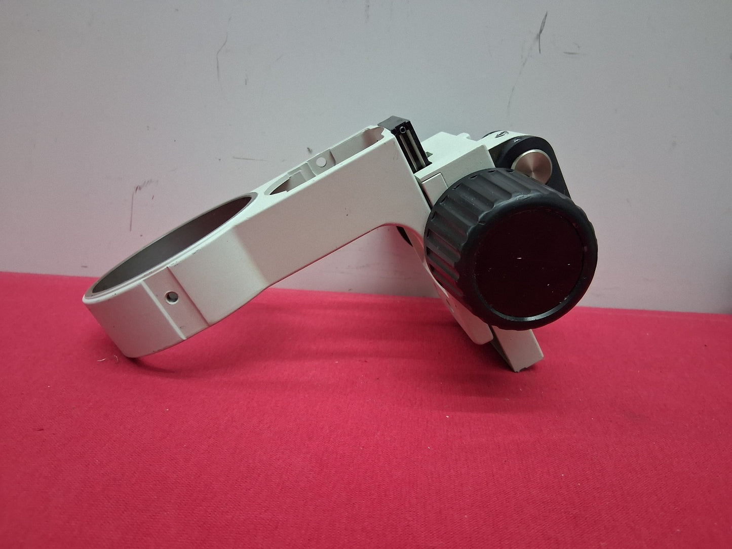 OLYMPUS SZ2-STB1 E ARM FOCUS MOUNT POD HOLDER MICROSCOPE HEAD HOLDER 76 MM