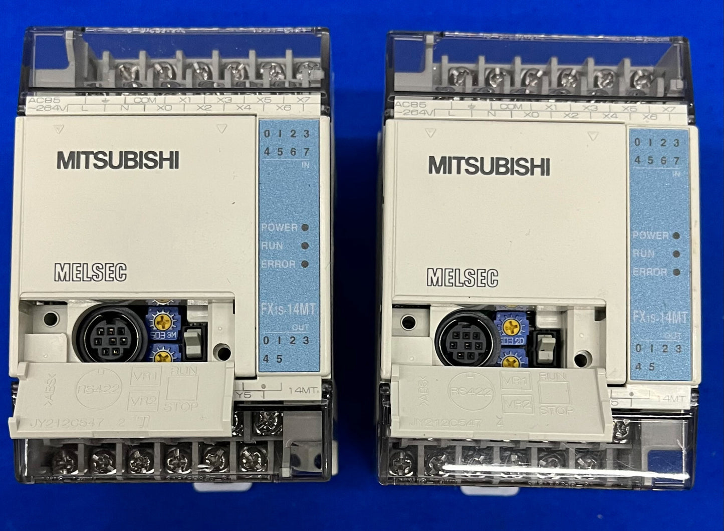 MITSUBISHI  FX 1S-14MT PROGRAMMABLE CONTROLLER - 1 LOT QTY 2