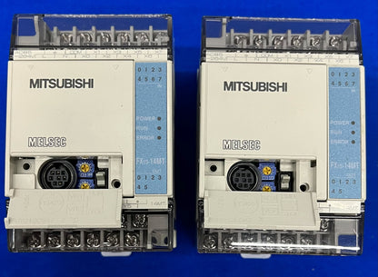 MITSUBISHI  FX 1S-14MT PROGRAMMABLE CONTROLLER - 1 LOT QTY 2