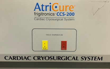 AtriCure Frigitronics CCS-200 Cryosurgical System w/Temperature Display Unit