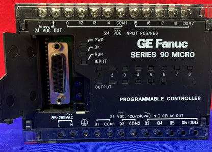 GE Fanuc Series 90 Micro IC693UDR001BP1 Programmable Controller 24VDC