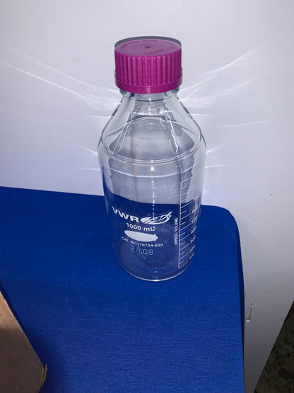 VWR, 21.08, BOTTIGLIE IN VETRO DA 1000ML, MANCANTE 1