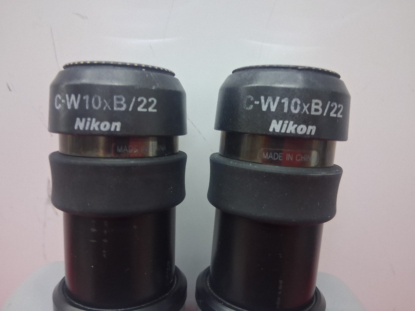 NIKON SMZ645 8-50X BINOCULAR STEREO ZOOM MICROSCOPE HEAD WITH 10X EYEPIECES